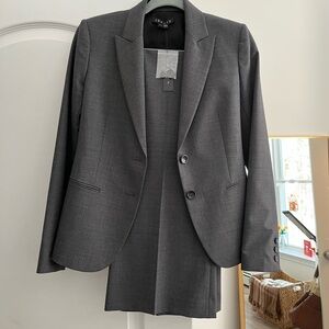 Theory Pantsuit Set Grey NWT